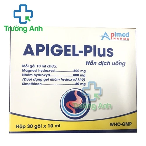 Apigel-Plus Apimed - Thuốc điều trị viêm dạ dày, tá tràng