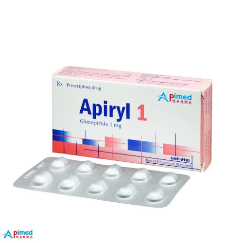 Apiryl 1 - Thuốc điều trị đái tháo đường hiệu quả của Apimed