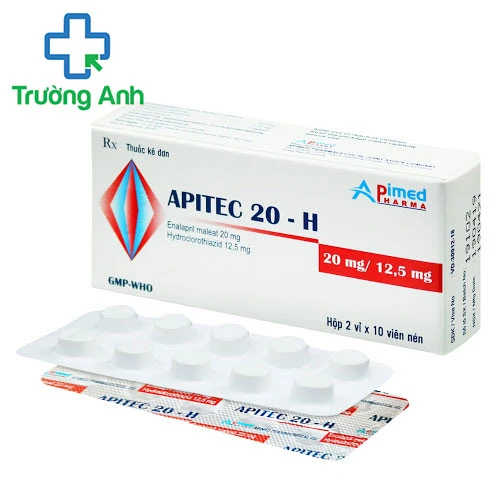 APITEC 20 - H - Thuốc điều trị suy tim và huyết áp hiệu quả của Apimed