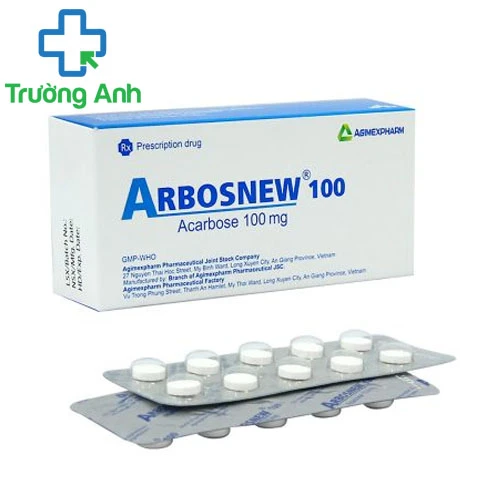 ARBOSNEW 100 - Thuốc phụ trợ ăn tập điều trị đái tháo đường