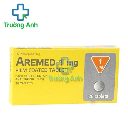 Aremed 1mg Film Coated tablet Uriach - Thuốc điều trị ung thư vú