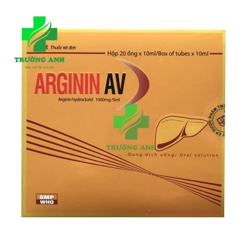 Arginin AV Foripharm (ống 10ml) - Điều trị tăng amoniac máu