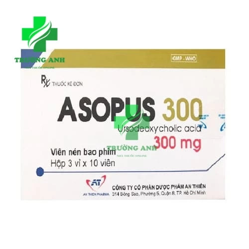 Asopus 300 - Thuốc điều trị bệnh sỏi mật hiệu quả