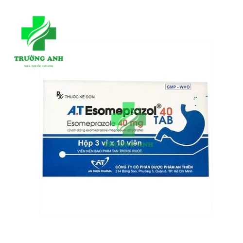 A.T Esomeprazol 40 tab - Điều trị trào ngược dạ dày - thực quản