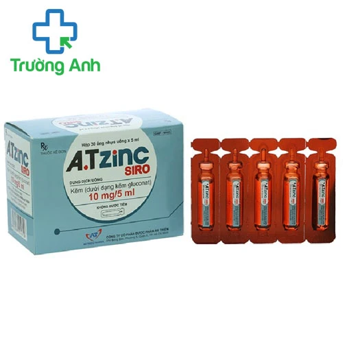 A.T Zinc (ống) - Thuốc điều trị trẻ còi xương, suy dinh dưỡng hiệu quả