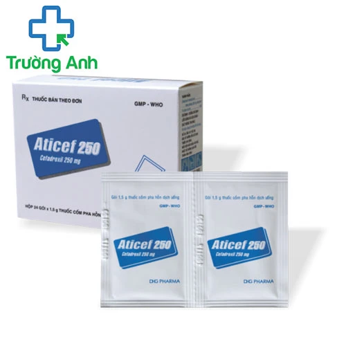 Aticef 250mg - Thuốc điều trị nhiễm khuẩn từ nhẹ đến vừa hiệu quả
