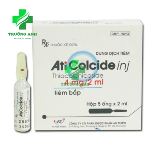 Aticolcide Inj 4mg/2ml - Thuốc hỗ trợ giãn cơ, đau bụng kinh hiệu quả