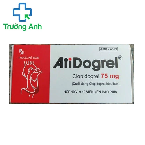 Atidogrel 75mg - Phòng ngừa xơ vữa và thuyên tắc huyết khối hiệu quả