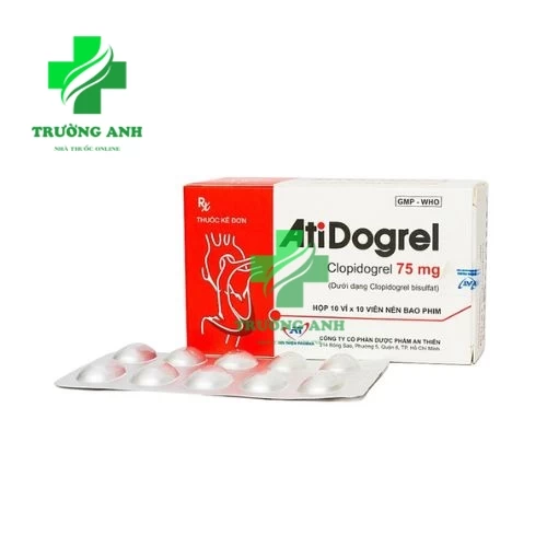 Atidogrel 75mg - Phòng ngừa xơ vữa và thuyên tắc huyết khối hiệu quả