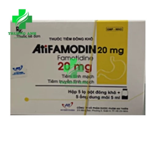 Atifamodin 20 mg - Thuốc điều trị loét dạ dày và loét tá tràng hiệu quả