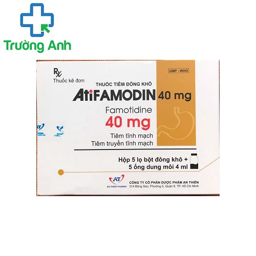 Atifamodin 40mg - Thuốc điều trị loét dạ dày - tá tràng hiệu quả