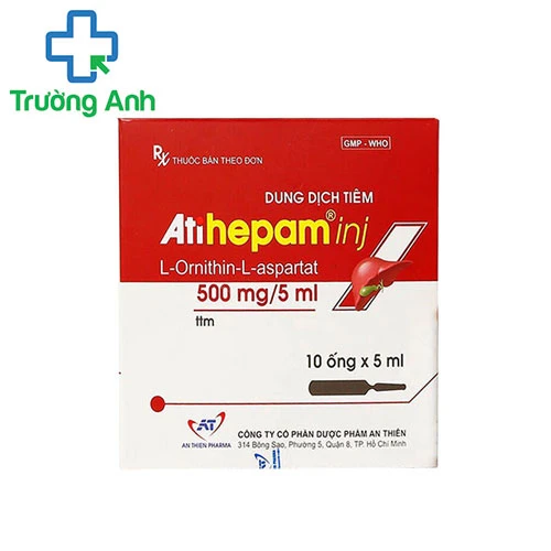 Atihepam inj 500mg/5ml - Thuốc điều trị bệnh gan cấp và mãn tính