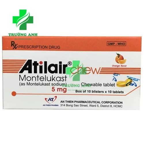 Atilair chew - Dự phòng và điều trị hen phế quản hiệu quả