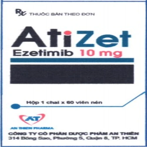 Atizet 10mg - Thuốc điều trị tăng cholesterol máu hiệu quả