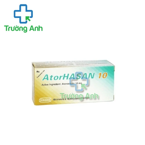 AtorHasan 10 - Thuốc điều trị tăng lipid huyết hiệu quả