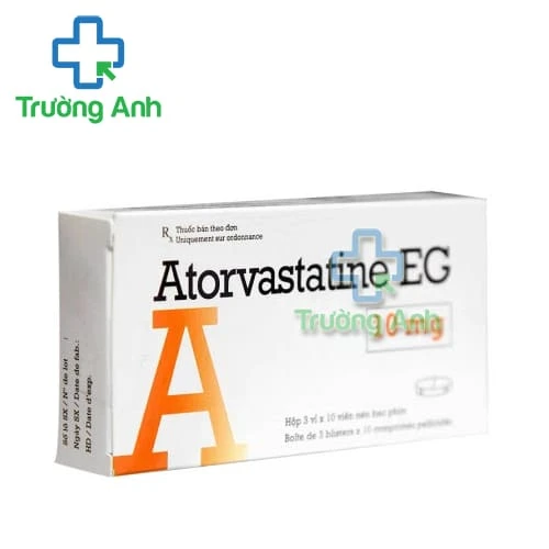 Atorvastatine EG 10mg Pymepharco - Điều trị tăng cholesterol