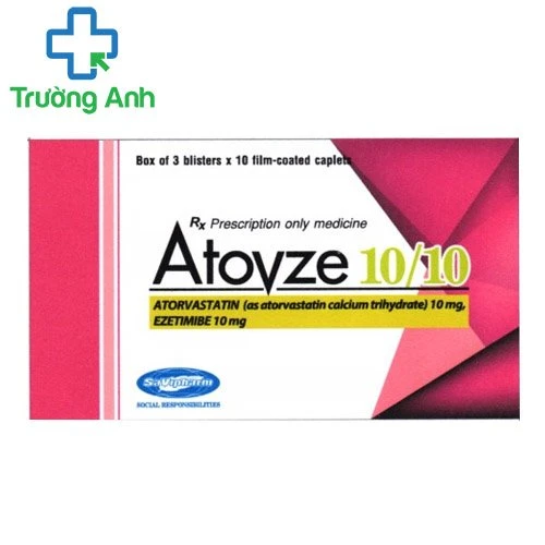 Atovze 10/10 - Thuốc điều trị tăng cholesterol máu của Savi