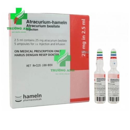 Atracurium - Hameln 10mg/ml - Thuốc hỗ trợ gây mê nội khí quản