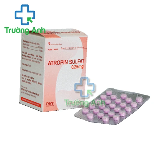 Atropin Sulfat 0,25mg DHT - Thuốc chống say tàu xe hiệu quả