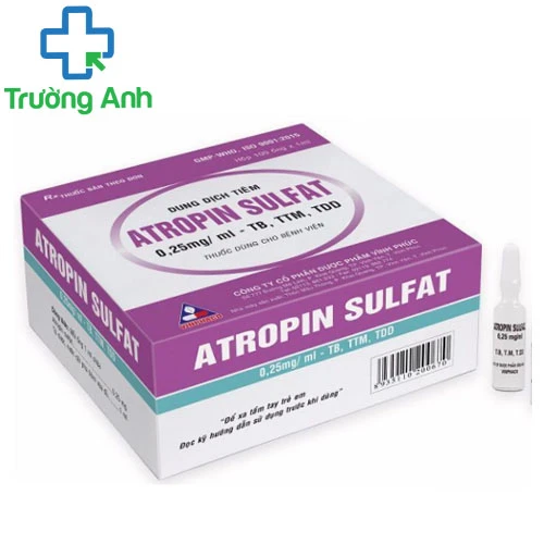 Atropin sulfat Thephaco - Thuốc giảm co thắt,tăng tiết mồ hôi