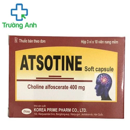 Atsotine Soft Capsule 400mg - Điều trị sa sút trí tuệ, suy giảm trí nhớ