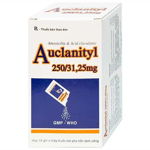 Auclanityl 250/31,25mg Tipharco - Thuốc điều trị nhiễm khuẩn hiệu quả