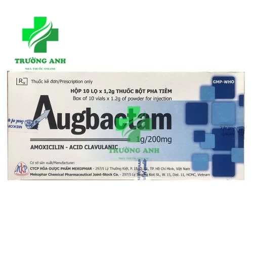 Augbactam 1g/200mg - Thuốc điều trị nhiễm khuẩn huyết hiệu quả