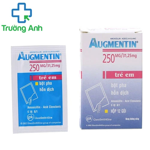 Augmentin 250mg/31,25mg - Điều trị nhiễm khuẩn đường hô hấp