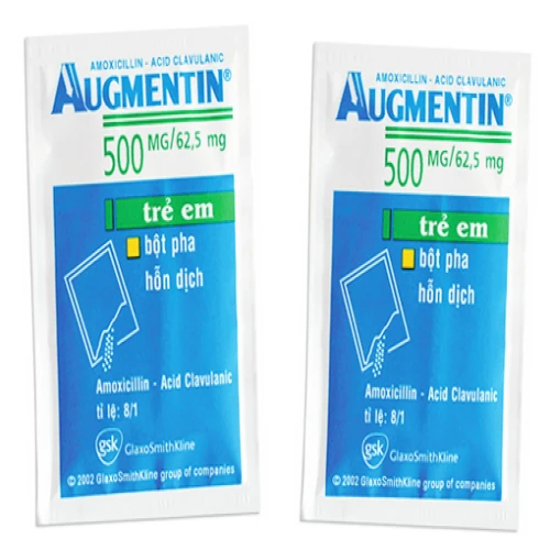 Augmentin 500/62.5 Sac 500mg - Thuốc điều trị nhiễm khuẩn hiệu quả của Pháp