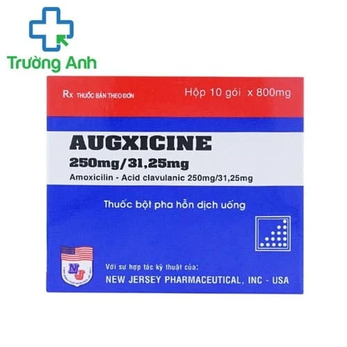 Augxicine 250mg/31.25mg - Điều trị viêm niệu đạo, viêm bể thận