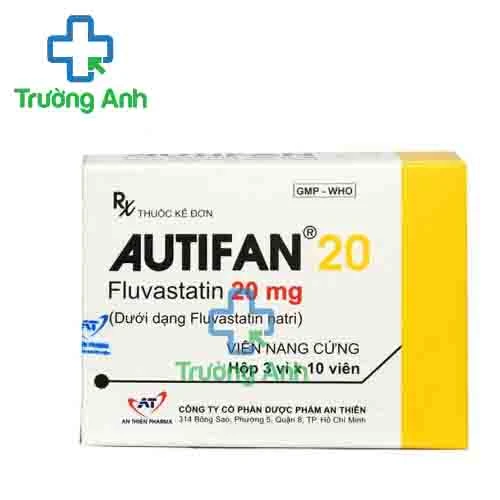 Autifan 20 - Thuốc điều trị tăng cholesterol máu hiệu quả