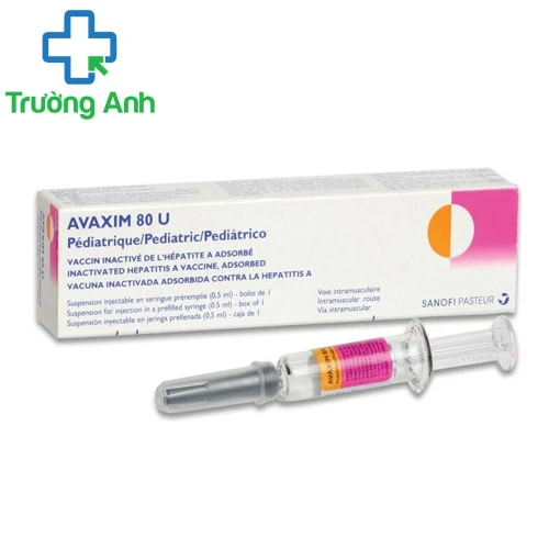 AVAXIM 80U PEDIATRIC - Điều trị do nhiễm virus viêm gan A ở trẻ