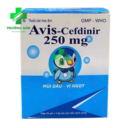 Avis-Cefdinir 250mg - Điều trị nhiễm khuẩn nhẹ đến vừa hiệu quả