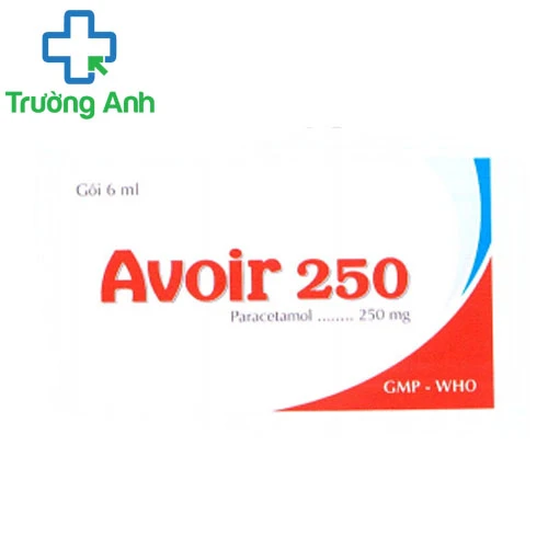 AVOIR 250 - Thuốc điều trị các chứng đau và sốt nhẹ đến vừa.