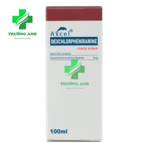Axcel Dexchlorpheniramine Forte Syrup - Điều trị dị ứng hiệu quả