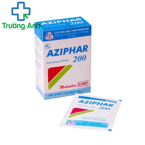 Aziphar 200mg (gói) - Thuốc điều trị nhiễm khuẩn của Mekophar