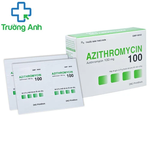 AZITHROMYCIN 100 DHG - Thuốc điều trị nhiễm khuẩn đường hô hấp
