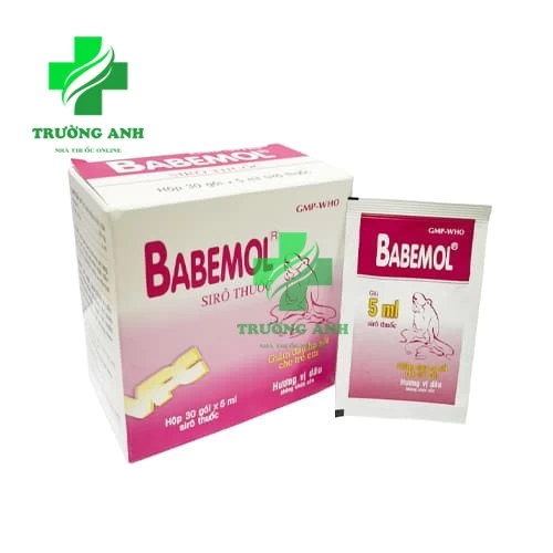 Babemol 5ml - Giúp giảm đau hạ sốt cho trẻ của dược phẩm Cửu Long