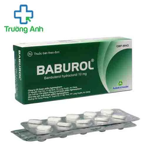 Baburol 10mg - Thuốc điều trị hen phế quản hiệu quả của Agimexpharm