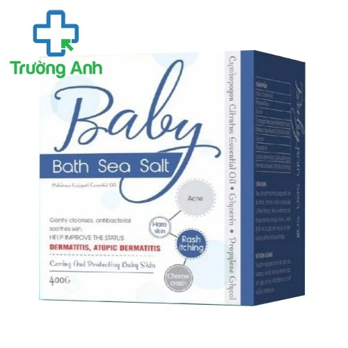 Baby Bath Sea Salt - Muối tắm cho bé giúp trị viêm da, mẩn ngứa hiệu quả