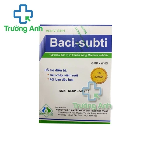 Baci-subti (Viên) - Hỗ trợ điều trị rối loạn tiêu hóa hiệu quả của Biopharco