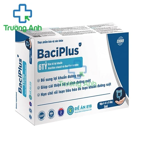 BaciPlus - Giúp tăng cường sức đề kháng hệ tiêu hóa hiệu quả