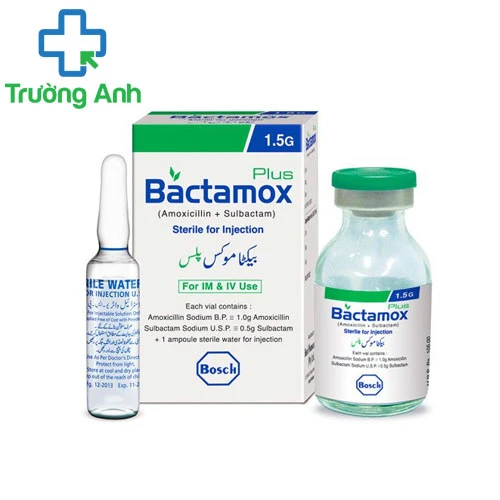 Bactamox 1,5g - Thuốc điều trị nhiễm khuẩn hô hấp hiệu quả