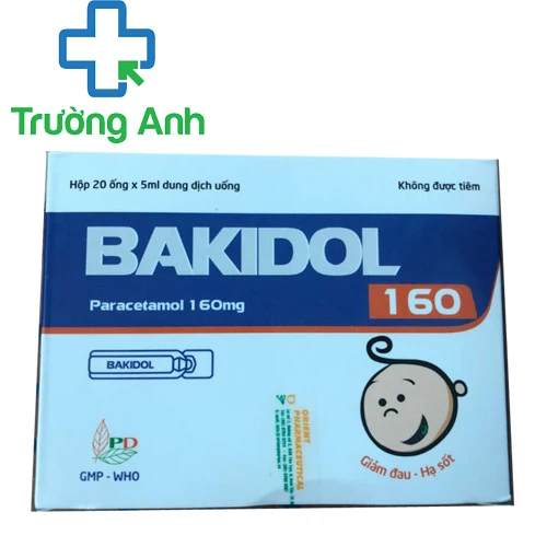 Bakidol 160 - Thuốc giảm đau hạ sốt hiệu quả của dược phẩm Phương Đông