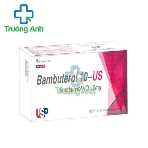 Bambuterol 10-US - Thuốc điều trị hen, co thắt phế quản