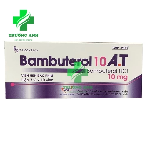 Bambuterol 10 A.T - Thuốc điều trị hen phế quản hiệu quả (10 hộp)