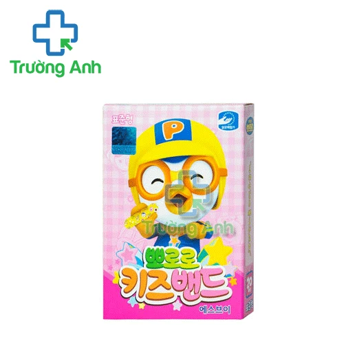 Băng keo cá nhân in hình Kids Band (Pororo) (1 size) của Hàn Quốc