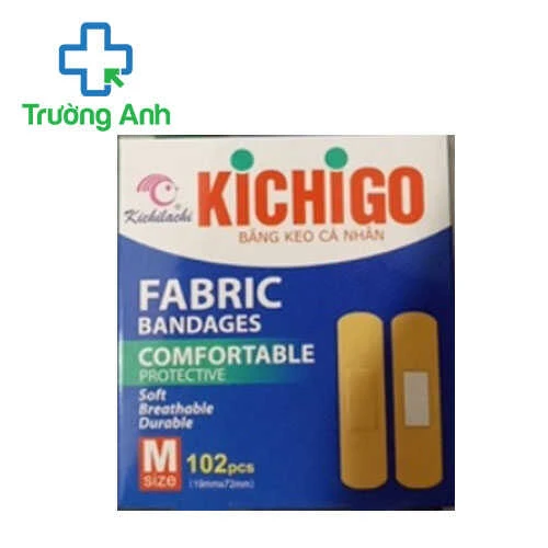 Băng keo cá nhân Kichigo (hộp 102 cái) - Giúp bảo vệ vết thương