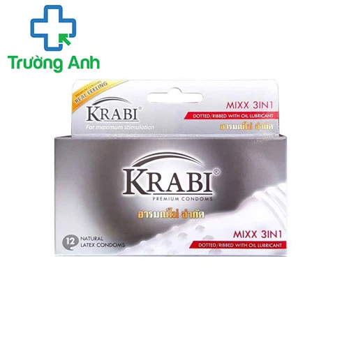 Bao cao su Krabi Mixx 3in1 - Giúp tránh thai an toàn, hiệu quả