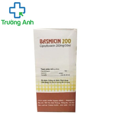 Basmicin 200 - Thuốc điều trị viêm phổi, viêm phế quản